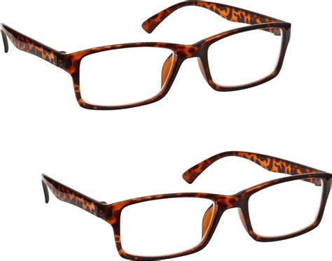 the reading glasses company brown tortoiseshell readers value 2 pack designer style