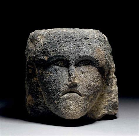A Celtic Stone Head Circa 2nd 1st Century Bc Celtic Art Celtic