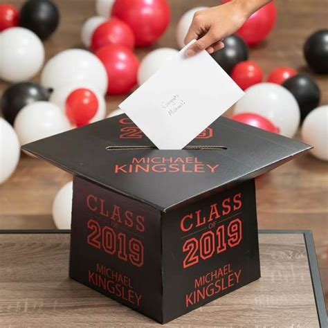 It was pretty simple to make so i thought i would share it with you all. read more at handee mandee's blog. 2019 Grad Cap Personalized Card Box - Shindigz ...