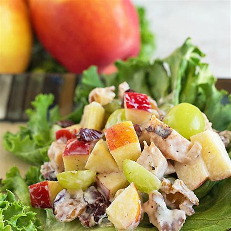 It's important to have a few low carbohydrate recipes that can be cooked for lunch or dinner on days when blood sugar is a bit off or you just want to keep it light. Healthy Chicken Waldorf Salad Recipe ⋆ Its Yummi