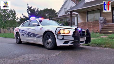 New Detroit Police Department Dodge Charger Patrol Car W Lights