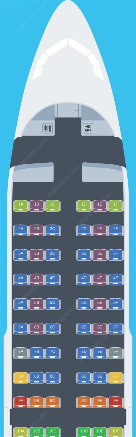 Seat Map Ratings Of Brussels Airlines Airbus A319