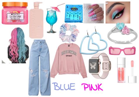 Blue And Pink Summer Sandals Outfit Shoplook