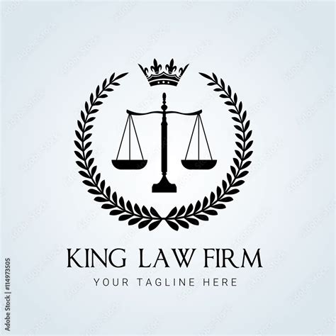 Lawyer Logo Law Office Brand Identity Law Symbol Stock Vector Adobe Stock