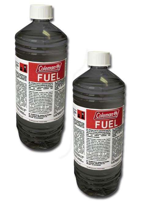 Coleman Liquid Lead Free Fuel 2 X 1l Bottles For Dual Fuel Stoves And