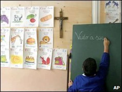 Italy Seeks To End Classroom Crucifix Ban Bbc News