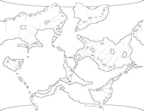 Some Simplified Wip Maps Of My Unnamed World Each Square On The Grid