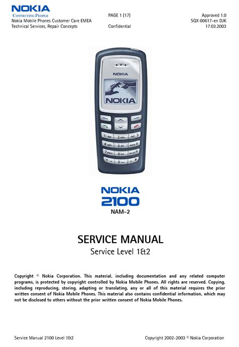 Nokia 2100 Service Manual Pdf Download Manualslib