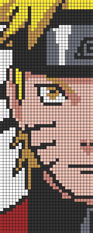 Naruto Minecraft Pixel Art