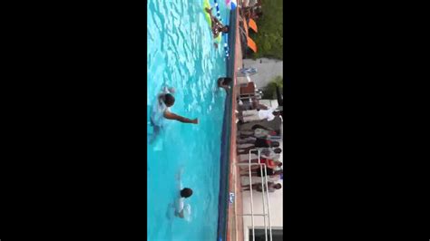 Getting Thrown In The Pool Youtube