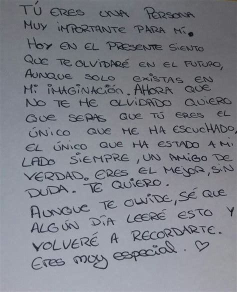 Una Carta Dedicada A Un Amigo Tú Siempre Estuviste Ahí Cuando Te