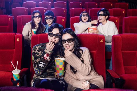 Lovers And Friends Get Together In The Cinema Picture And Hd Photos