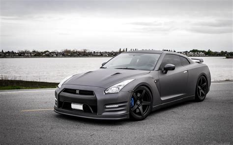 Wallpapers tagged with this tag. Nissan GT-R R35 Matte Black Car Tuning HD desktop wallpaper : Widescreen : High Definition ...