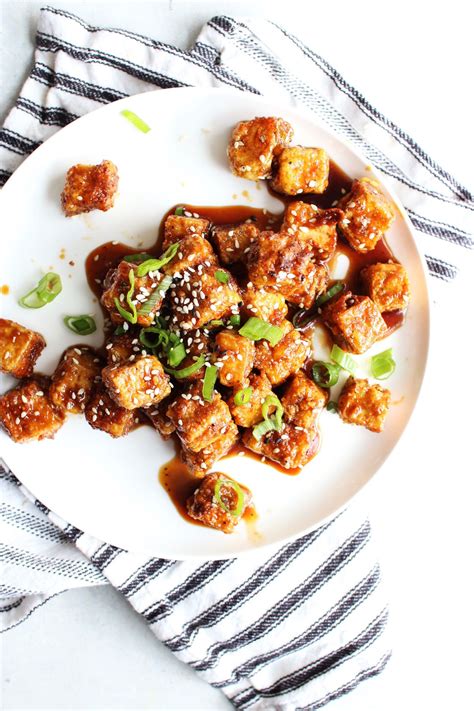 Ginger Soy Air Fryer Tofu | Recipe | Air fryer recipes ...