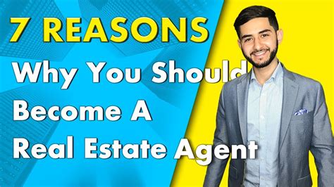 Motivating 7 Reasons Why You Should Become A Real Estate Agent Youtube