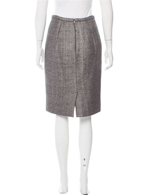 Maxmara Tweed Pencil Skirt Clothing Mma22244 The Realreal