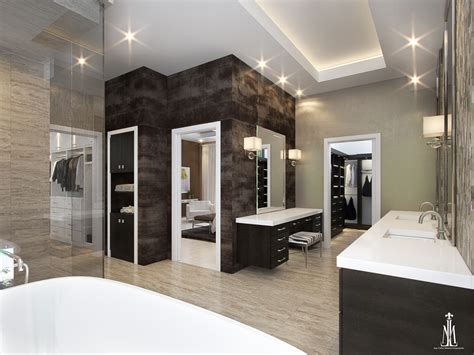 Master Bedroom Bathroom And Closets Design On Behance