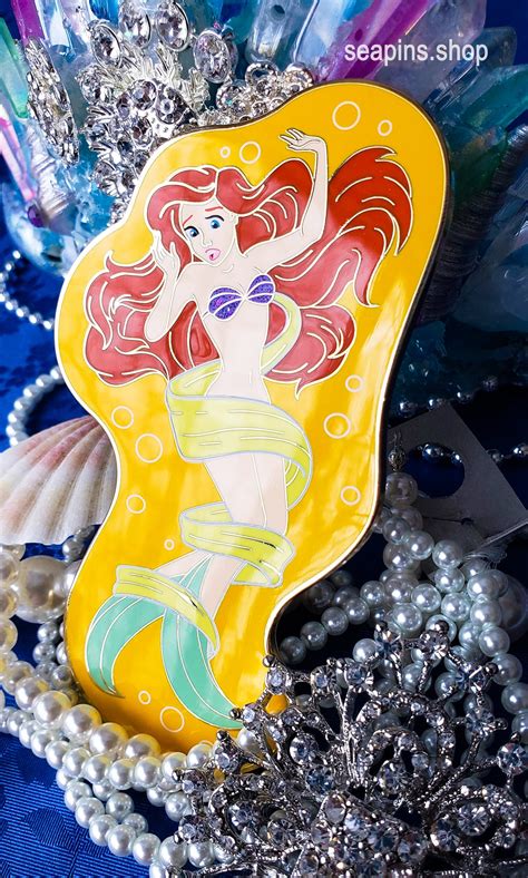 the little mermaid ariel pin princess pin fantasy pin etsy