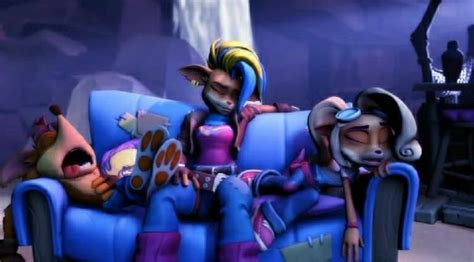 Crashtawna And Coco Sleeping Crash Bandicoot Characters Crash