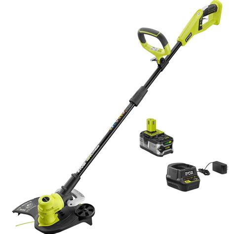 Yard Garden Outdoor Living Ryobi P Electric Cordless String Trimmer Edger Weed Wacker