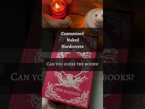 Customised Naked Hardcover Books Youtube