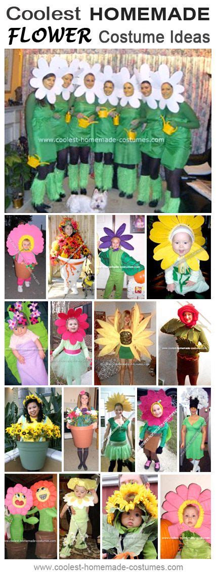 Coolest 1000 Homemade Costumes You Can Make With Images Flower