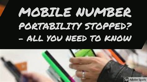 Why Mobile Number Portability Service Stopped Youtube