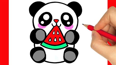 How To Draw A Cute Panda Drawing And Coloring A Panda Easy Step By Step