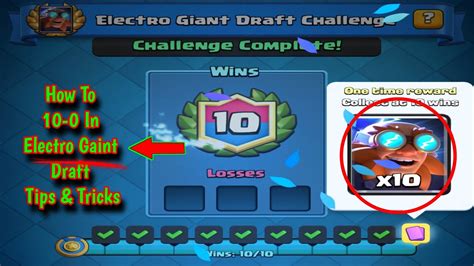 Clash Royale Electro Gaint Draft Challenge Tips And Tricks Clash