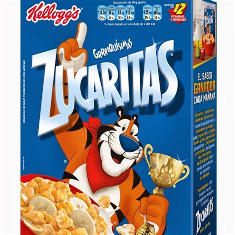Kellogg s frosted flakes is a breakfast cereal first introduced by the kellogg company. Zucaritas Kelloggs - YouTube
