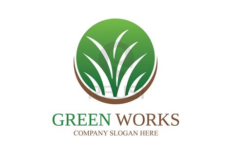 Greenworks Landscaping Logo Template