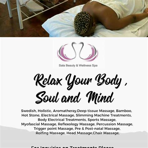 sala beauty and wellness massage spa massage spa in harare