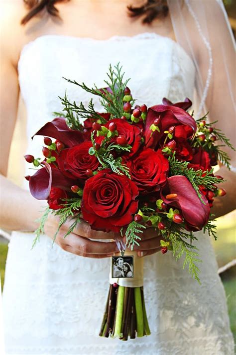 Fall And Winter Wedding Bouquets Mine Forever Red Bouquet Wedding