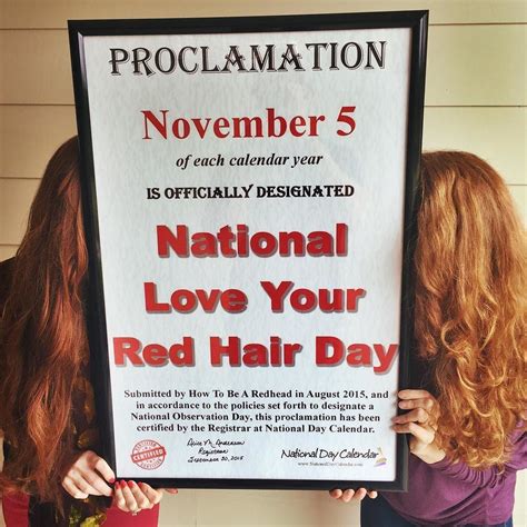 How To Be A Redhead Redhead Makeup And More Red Hair Day National