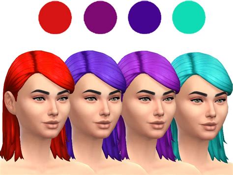 The Sims Resource Get Together Hair Recolor Set By Ladyfancyfeast