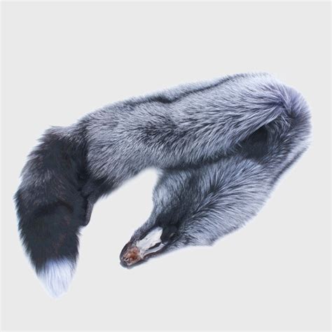 Silver Fox Fur Skin Luxurious And Elegand Piece Efurs