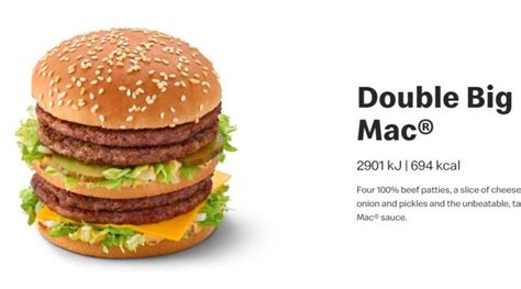 Double Big Mac Mcdonalds Uk Burger Price And Review 2020