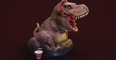 Artstation Gamer Dino Update