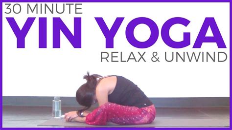 30 Minute Yin Yoga To Relax And Unwind For Stress Relief Sarah Beth Yoga Patabook Active Women