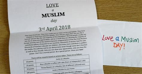 Love A Muslim Day Letter Is A Poignant Answer To Hate Threats Huffpost