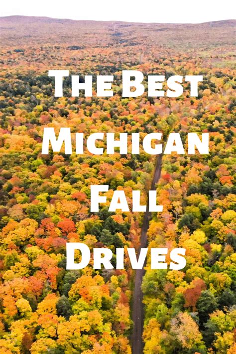 amazing fall color tours in michigan the best scenic road trips