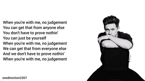 Niall Horan No Judgement Lyrics Pictures Youtube