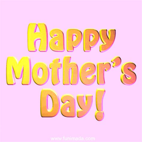 Happy Mothers Day 3d Text Flutter 