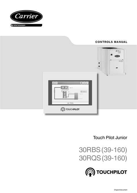 Carrier Touch Pilot Junior Manual Pdf Download Manualslib
