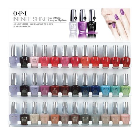 Opi Infinite Shine Display Opi Nail Polish Colors Color Change Nail