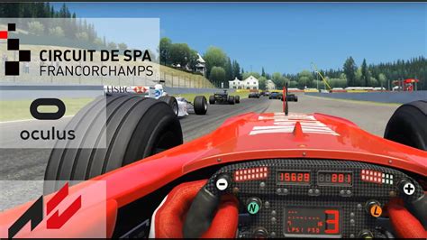 VR Race At Spa Onboard Michael Schumacher V10 Formula 1 Ferrari