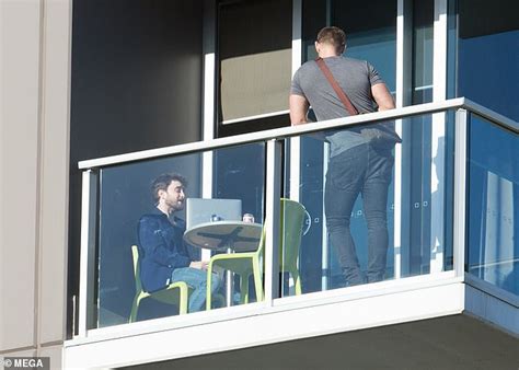 Daniel Radcliffe Enjoys A Cigarette In His Underwear On His Hotel Balcony In Adelaide Express