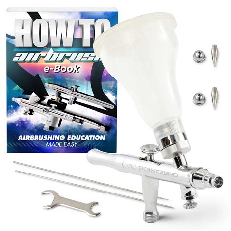 Pointzero Dual Action 4 Color Changing Airbrush Set W Mac Valve 3