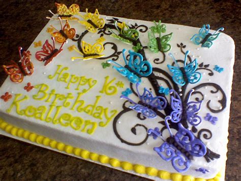 Rainbow Butterflies — Birthday Cakes Butterfly Birthday Cakes