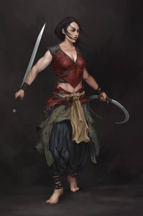 Female Monk By Aleltg On Deviantart Fantasy Character